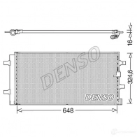 Радиатор кондиционера DENSO Audi A5 (8TA) 1 Спортбек 2.0 Tdi Quattro 190 л.с. 2013 – 2017 DCN02044 X 180P4 8717613400425