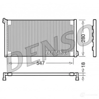 Радиатор кондиционера DENSO 8717613455845 804375 D 5D8STZ DCN09081
