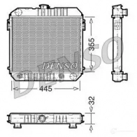 Радиатор охлаждения двигателя DENSO 8717613469446 drm20002 FSWYH UU 1210472985