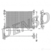 Радиатор охлаждения двигателя DENSO drm09115 8717613478073 0 UNBVHM 807299