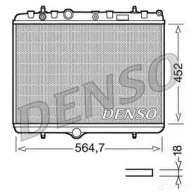 Радиатор охлаждения двигателя DENSO 807615 C QO49Y 8717613470947 drm21055