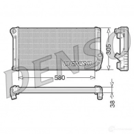 Радиатор охлаждения двигателя DENSO 8717613473047 Fiat Idea (350) 1 Минивэн 1.6 D Multijet 120 л.с. 2008 – 2025 drm13020 KJWK1 0Z