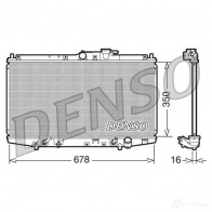 Радиатор охлаждения двигателя DENSO 60ZA DM 8717613483459 68012086 DRM40020