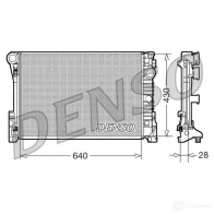 Радиатор охлаждения двигателя DENSO 8717613478356 63 XEJA DRM17110 807506