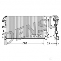 Радиатор охлаждения двигателя DENSO HF2 US 807439 DRM17018 8717613478349