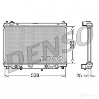 Радиатор охлаждения двигателя DENSO 0R GCT DRM44017 68011650 8717613483602