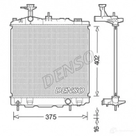 Радиатор охлаждения двигателя DENSO 8717613497579 1424918620 DRM45041 8DX H0