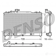 Радиатор охлаждения двигателя DENSO HZTX J7R DRM44021 Mazda 8717613483640