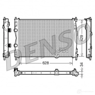 Радиатор охлаждения двигателя DENSO DRM46017 8Q 3MW 8717613483954 807961