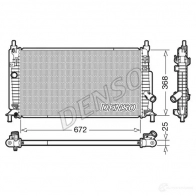 Радиатор охлаждения двигателя DENSO DRM44034 1G Z00O Mazda 3 (BL) 2 Седан 2.2 MZR CD 150 л.с. 2009 – 2014 8717613492208