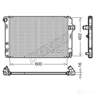 Радиатор охлаждения двигателя DENSO Toyota Yaris (XP130) 3 Хэтчбек 1.5 Hybrid (NHP130) 75 л.с. 2012 – 2024 DRM50089 8717613492079 N70NXP 1
