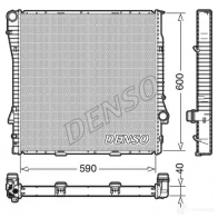 Радиатор охлаждения двигателя DENSO 807187 DRM05112 8717613492604 YF 20R