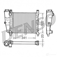 Радиатор охлаждения двигателя DENSO B4Q Q9J DRM09141 807308 8717613472750