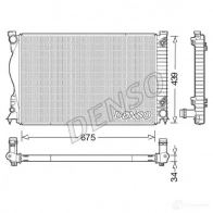 Радиатор охлаждения двигателя DENSO 8717613497708 Audi A6 (C6) 3 Седан 3.0 Tfsi Quattro 290 л.с. 2008 – 2011 DRM02028 6YK4 DH