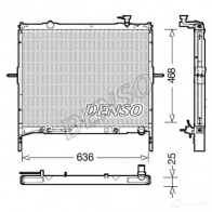 Радиатор охлаждения двигателя DENSO DRM43002 8717613490334 807871 EEQX DY5
