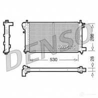 Радиатор охлаждения двигателя DENSO DRM21003 W8EW K8V 8717613470763 807596