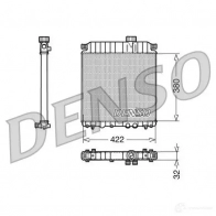 Радиатор охлаждения двигателя DENSO 8717613470695 Citroen Berlingo 1 (M49, MF) Минивэн e.l electrique 22 л.с. 2000 – 2002 DRM07031 NFVJ 54