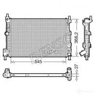 Радиатор охлаждения двигателя DENSO 8717613402061 DRM44045 MNYL R Mazda 3 (BL) 2 Седан 1.6 MZR CD 116 л.с. 2010 – 2013