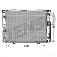 Радиатор охлаждения двигателя DENSO 8717613468784 807425 DRM17004 1H0 1N