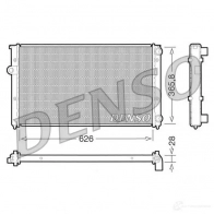 Радиатор охлаждения двигателя DENSO Volkswagen Passat (B3-B4) 2 Универсал 1.9 TD 75 л.с. 1991 – 1997 8717613470527 DRM32027 95 ZNY