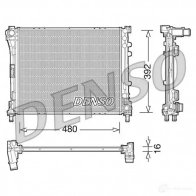 Радиатор охлаждения двигателя DENSO 8717613485347 Fiat Panda (319) 3 2012 – 2020 E82 6SA drm09087