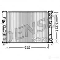 Радиатор охлаждения двигателя DENSO 87BU1 H DRM26008 807726 8717613470244