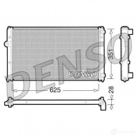 Радиатор охлаждения двигателя DENSO 4AX3 VH DRM26001 8717613470176 Seat Toledo (1M2) 2 Седан 1.6 16V 105 л.с. 2000 – 2006