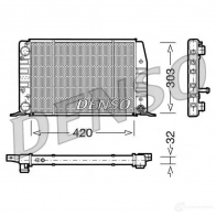 Радиатор охлаждения двигателя DENSO DRM02012 O 08TNOM 807100 8717613468029