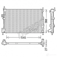 Радиатор охлаждения двигателя DENSO 6SJ1 6 DRM10009 1210471897 8717613497272