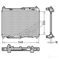 Радиатор охлаждения двигателя DENSO DRM10005 Ford Fiesta 6 (CB1, CCN) Хэтчбек 1.4 LPG 97 л.с. 2009 – 2025 8717613492536 QO XIS4C