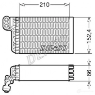 Испаритель кондиционера, радиатор печки DENSO 8717613464892 805761 PVU I7 DEV09015