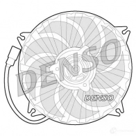 Вентилятор охлаждения DENSO H XRWC Peugeot 807 1 (E) Минивэн 2.0 HDI 136 л.с. 2006 – наст. время 8717613486757 DER07007