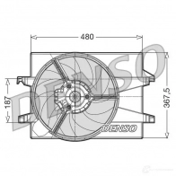 Вентилятор радиатора DENSO 8717613464724 BN1V4 L Ford Fusion 1 (CBK, JU) Хэтчбек 1.2 5 75 л.с. 2004 – 2012 DER10002