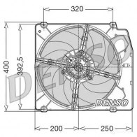 Вентилятор радиатора DENSO MBB7 3R 8717613463666 DER01005 805558