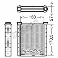 Радиатор печки, теплообменник DENSO 1437341645 drr46001 ZYMA8H F