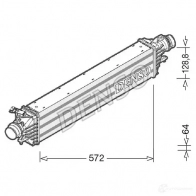Интеркулер DENSO 8717613496657 dit20006 1337585831 O P277
