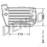 Интеркулер DENSO O M2QLWB Audi A4 (B6) 2 Универсал 1.8 T Quattro 190 л.с. 2002 – 2004 8717613466926 dit02021