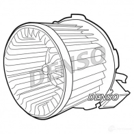 Моторчик печки, вентилятора DENSO 1210449503 8717613462584 C6 TOR dea21001 - Изображение 2