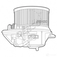 Моторчик вентилятора печки DENSO 8717613490624 UE DJU DEA07005 Citroen Xsara 1 (N2) Универсал 1.9 D 68 л.с. 1997 – 2000