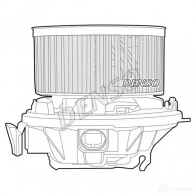 Моторчик вентилятора печки DENSO J RCX5K DEA07010 8717613490891 Citroen C5 1 (DC, PF3) Хэтчбек 3.0 V6 (DCxFxC. DCxFxF) 207 л.с. 2001 – 2004