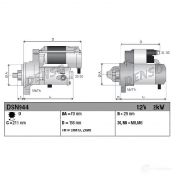 Стартер DENSO 8717613025307 dsn944 N R0WH 808277 - Изображение 3