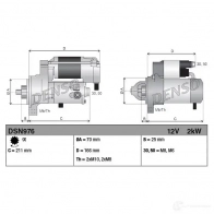 Стартер DENSO 808304 8717613039373 XOE MK dsn976 - Изображение 3
