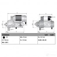 Стартер DENSO 8717613025734 YD 36S DSN955 808288 - Изображение 4