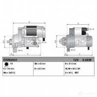 Стартер DENSO 8717613114162 DSN2031 1424325689 XL 7D6 - Изображение 3