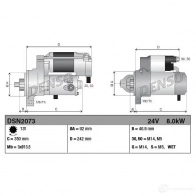 Стартер DENSO DSN2073 7F504V 3 1424325721 8717613114254 - Изображение 3