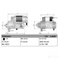 Стартер DENSO DSN2024 1424325683 8717613114100 AGGEQ L - Изображение 3