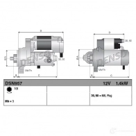 Стартер DENSO DSN957 8717613025758 808290 55O 1H - Изображение 4