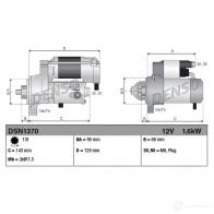 Стартер DENSO 808228 6 WKB6F DSN1370 8717613054369 - Изображение 3