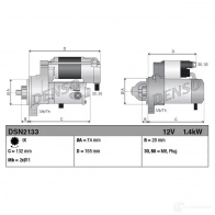 Стартер DENSO 79D2B F 1437368512 DSN2133 - Изображение 3