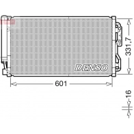Радиатор кондиционера DENSO DCN05105 CEY O38 1440122492